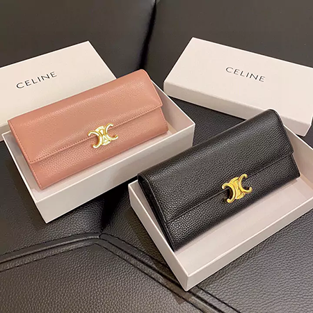 ハイブランド Celine バッグ 激安 CELINE 風 トリンオフ 二つ折り長財布