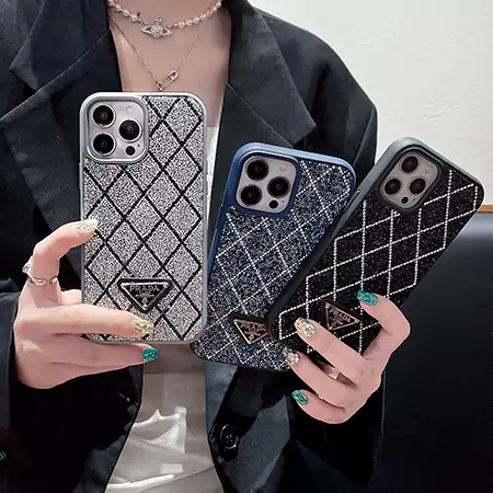 ブランド Prada スマホケース アイホン 16 16プロ 携帯 ケース  おしゃれ ブランド プラダ風 ラインストーン アイホン レデイース 携帯 ケース  アイホン 15pro max 14 プロ 携帯 ケース 偽物 通販