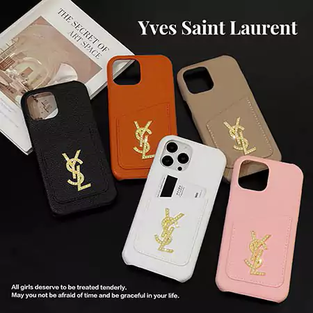 ysl 皮製 アイフォーン 15