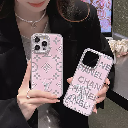 ピンクchanel iphone16 proケース