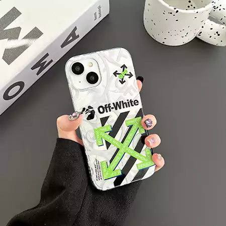 オフホワイトiphone 16 スマホケーススマホケース iPhone 16 プラス  off white  ふじわらひろし 