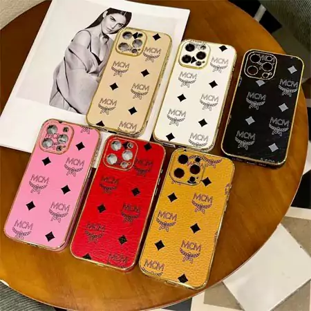 MCM iPhone16 スマホケース MCM iPhone15カバー レザー