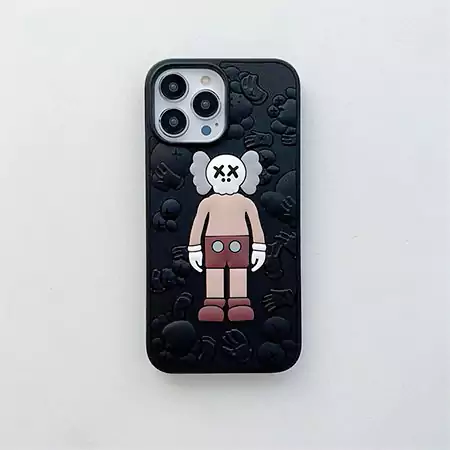 ブランド kaws iphone 16ケース kaws iphone15ケースシリコン