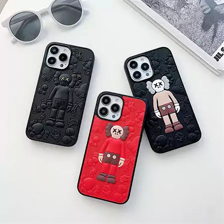 ブランド kaws iphone 16ケース kaws iphone15ケースシリコン