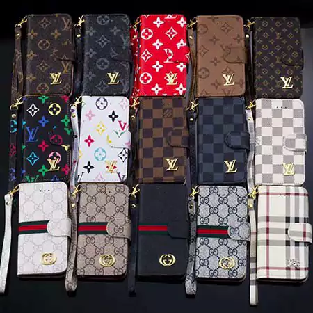 burberry プラダ アイフォン 16 pro 16 pro max 15 plus 15 pro max 携帯 ケース ケース 革 手帳型 グッチ gucci ルイヴィトン lv ホワイト ピンク ストラップ 付き 