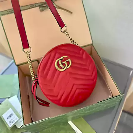 Gucci 風 グッチ マーモントミニバッグ