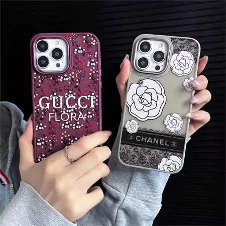 ブランド グッチ iphone 16 pro max 15 pro max 14 pro max スマホケース gucci chanel 携帯 ケース 半 透明 tpu 花柄 おしゃれ 新しい 流行り 女性 