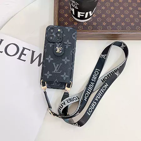 Vuitton モノグラム ▪  ネックストラップ アイフォン ケース 16  16 pro 