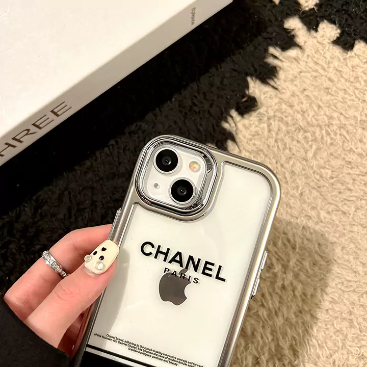 ブランドchanel IPhone16/15携帯ケース、全透明TPU材質、金属フレーム、シンプルで気前の良いスタイリッシュな携帯ケース