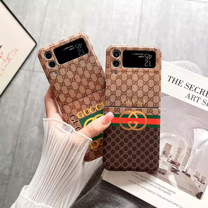 折りたたみ ブランド グッチ Galaxy A55/A54/Z Flip 5/ZFlip4/ZFlip3 携帯 ケース gucci Galaxy ケース tpu 薄い