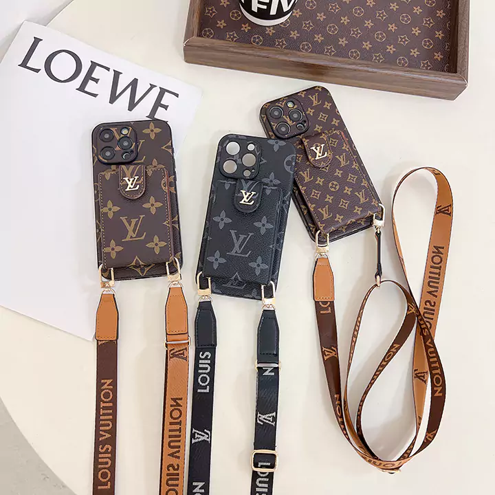 Vuitton モノグラム ▪  ネックストラップ アイフォン ケース 16  16 pro 