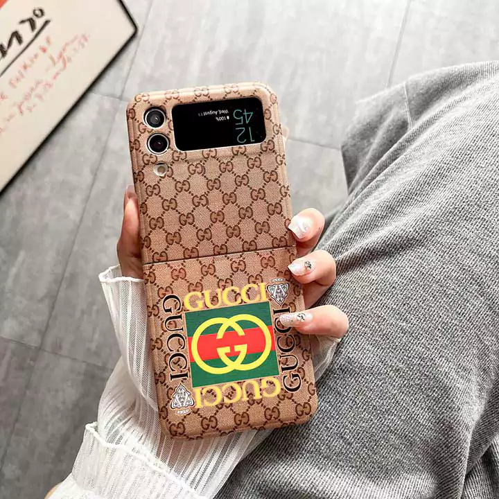 折りたたみ ブランド グッチ Galaxy A55/A54/Z Flip 5/ZFlip4/ZFlip3 携帯 ケース gucci Galaxy ケース tpu 薄い