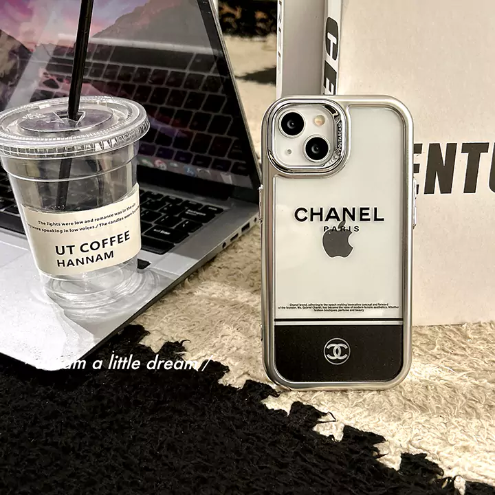 ブランドchanel IPhone16/15携帯ケース、全透明TPU材質、金属フレーム、シンプルで気前の良いスタイリッシュな携帯ケース