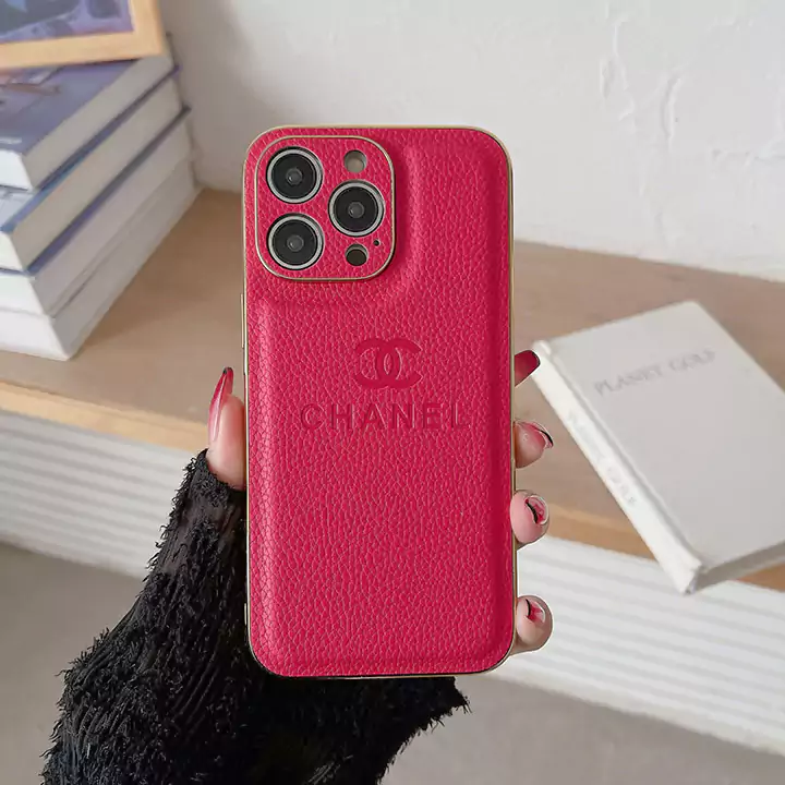 レザーChanel iphone14 プロマックススマホケース