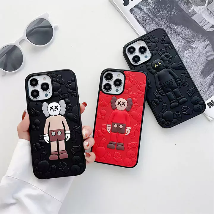 ブランド kaws iphone 16ケース kaws iphone15ケースシリコン