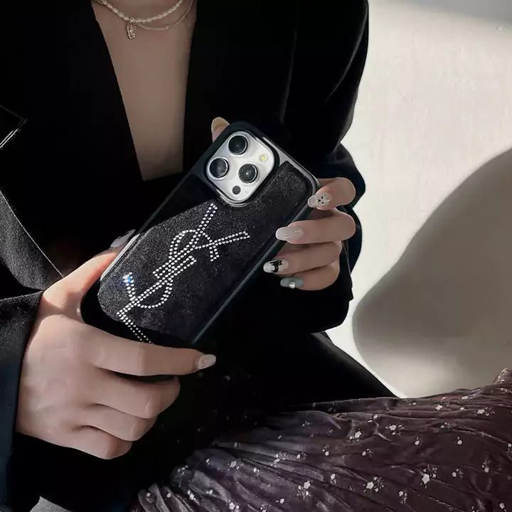 ysl iphone15ケースキラキラ