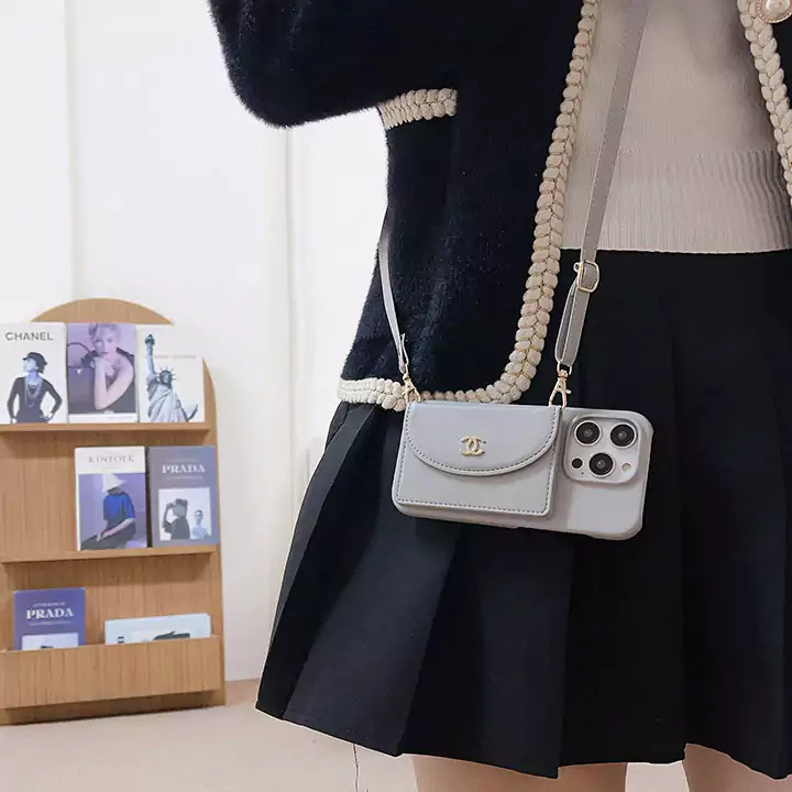 アイホン 13 chanel 携帯ケース カード収納