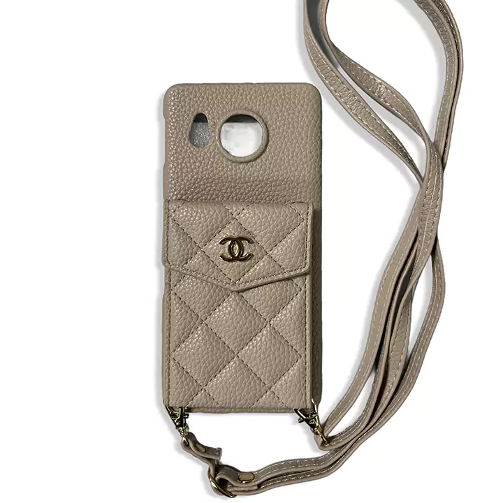 chanel シャネル iphone スマホケース 革Aquos wish3 カード 収納 携帯 ケース