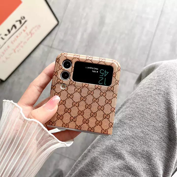 折りたたみ ブランド グッチ Galaxy A55/A54/Z Flip 5/ZFlip4/ZFlip3 携帯 ケース gucci Galaxy ケース tpu 薄い