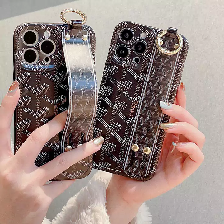 goyard 手首ストラップ付き iPhone 15 スマホケース ゴヤールiphone 16 スマホケースブランド柄 ゴヤール iPhone 14ケース Goyard 高品質 iPhone 14 プロマックス 携帯ケース