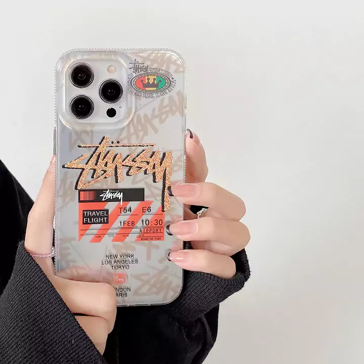 Stussy iphone 16 スマホケース アイフォーン 15 ポリエチレン ステューシー風 アイフォーン 15 ステューシー 半透明 アイフォン 15 pro 携帯ケース 薄型 ステューシー風 カバー ステューシー ブランドロゴ アイフォン 14pro max スマホケース 字母プリント 低価格 激安 最新型 最高級 発売日 最強 高校生 Ins風 ホットスタンプ （シルバー ）