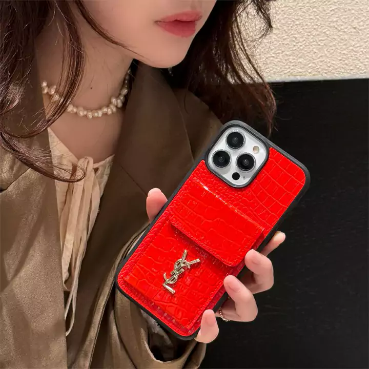 ysl iphone15 proケースカード収納