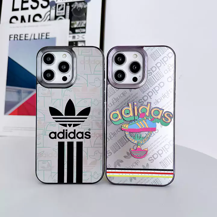 adidas風 薄型 iphone 16 携帯 ケース