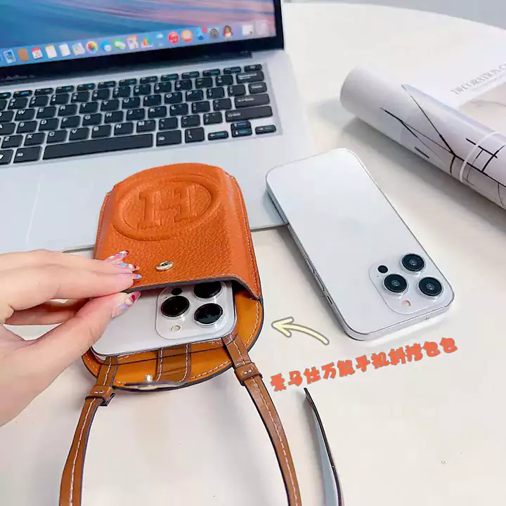 エルメス iphone 16 スマホケース hermès アイフォン 15 pro max 韓国風スマホケース ショルダー