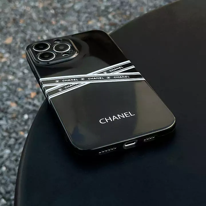 chanel iphone14ケース黒