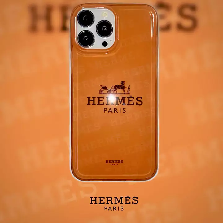 馬 の マーク ブランドiPhone 16 pro max ケース エルメス携帯 ケースアイホン 14 hermes オレンジハイブランド iphone 14 プラス カバーエルメス 半透 明 