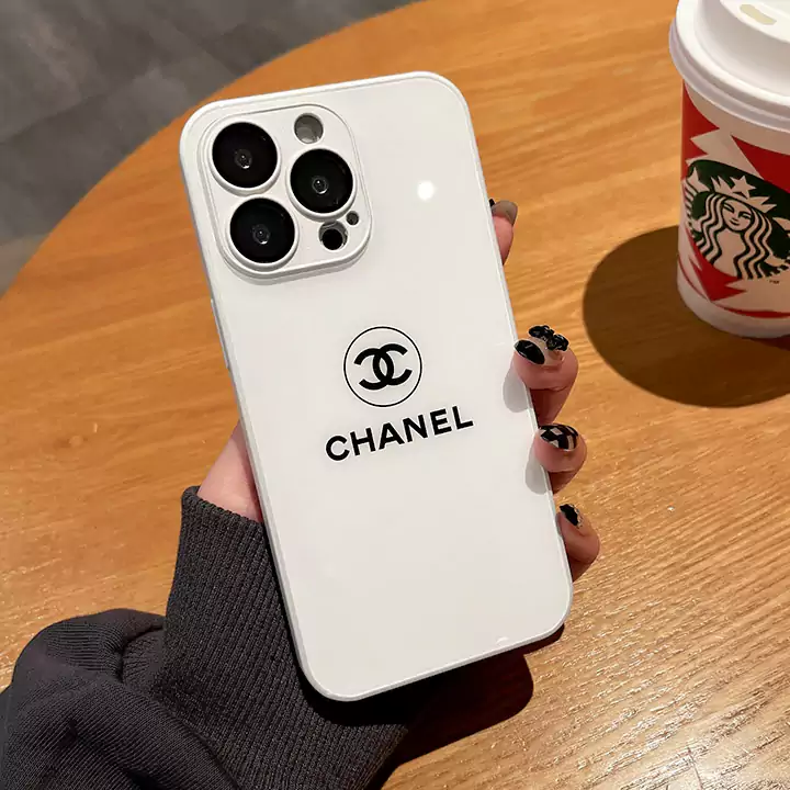 Chanel アイフォーン14 保護ケースChanel iphone 16 15 ケース 背面ガラス